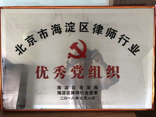 义贤党支部及朱茂林律师分获区优秀党支部,优秀党员光荣称号